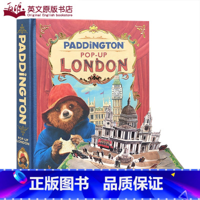 [正版]英文原版 Paddington Pop-Up London 地理风物 风土人情 帕丁顿熊的立体伦敦之旅电影立体书