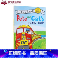 [正版]英文原版童书绘本 Pete the Cat's Train Trip 进口读物 4-6-8岁宝宝学习英语入门启蒙