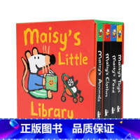 [正版]英文原版进口绘本Maisy's Little Library小鼠波波的小图书馆4本纸板书 Lucy Cousin