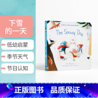 [正版]Usborne英文原版绘本 The Snowy Day 下雪的一天 儿童英语启蒙纸板书图画书 节日季节天气认知