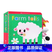 触摸探索书:Farm Tails [正版]新版英文原版 scholatic First 100 words lift t