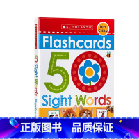 闪卡:50 Sight Words(常用单词) [正版]新版英文原版 scholatic First 100 words