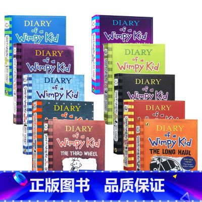 [正版]小屁孩日记10册Diary of a Wimpy Kid 英美小学生读物英文原版 The Getaway Old