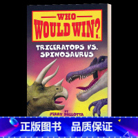 猜猜谁会赢:三角龙VS棘龙 [正版]140元10件英文原版学乐科普读物学乐猜猜谁会赢Who Would Win? 食物链