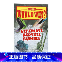 猜猜谁会赢:爬行动物大比拼 [正版]140元10件英文原版学乐科普读物学乐猜猜谁会赢Who Would Win? 食物链