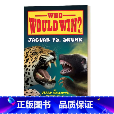 猜猜谁会赢:美洲豹vs臭鼬 [正版]140元10件英文原版学乐科普读物学乐猜猜谁会赢Who Would Win? 食物链