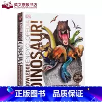 [正版]英文原版 Knowledge Encyclopedia Dinosaur DK知识百科全书:恐龙 60多种前所未