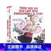 [正版]英文原版纸板书There Was an Old Lady Who Swallowed a Cow! 有一个老妇人