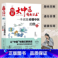 一本就能看懂中医经络篇 [正版]全套7册图解大中医漫画丛书 一本就能看懂中医基础篇+方剂+养生+经络+体质+中药+藏象