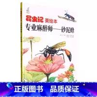 专业麻醉师砂泥蜂 [正版]昆虫绘美绘本专业麻醉师 儿童绘本科普百科精装硬壳硬皮 3-6岁儿童阅读 亲子阅读幼儿早教启蒙科