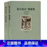 [正版]2册 荷马史诗 伊利亚特 奥德赛 荷马史诗 全译本 无删节 完整中文版 荷马史诗(共2册全译本)/世界文学名著