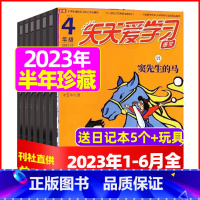 B[ 半年珍藏18期]2023年1-6月 [正版]全年/半年订阅天天爱学习4年级2023年/2024年1-12月订阅/2