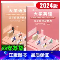 文科(语文+英语 )20套真题+6套模拟 陜西省 [正版]2024年陕西省专升本历年真题及精析模拟试卷大学语文高等数学大