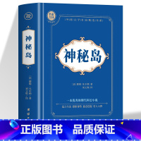 神秘岛 [正版]5册海底两万里+格兰特船长的儿女+地心游记+神秘岛+八十天环游地球 精装全译本世界经典中文书籍青少年版原