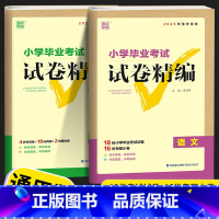 语文+数学 小学六年级 [正版]2023新版 通城学典小学毕业考试试卷精编小升初系统总复习 语文数学英语真题模拟试卷人教