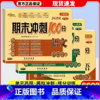 [2本]语文(人教版)+数学(人教版) 五年级上 [正版]2023新版 期末冲刺100分五年级上册试卷语文数学英语全套3
