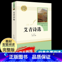 [艾青诗选]9上 [正版]艾青诗选水浒传原著完整版九年级上册下册初中名著课外阅读书目人民教育出版社初三语文配套阅读唐诗三
