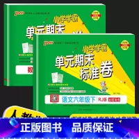 数学 (人教版) 六年级下 [正版]2023PASS绿卡小学学霸单元期末标准卷六年级下册语文人教版数学RJ北师版小学生同