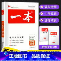 中考语文 全国通用 [正版]2023版一本中考训练方案语文中考总复习资料备战决胜中考初三九年级初中语文中考真题专题训练基