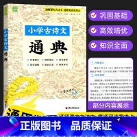 [单本]古诗文 小学通用 [正版]2023新版 通城学典小学语文数学英语知识通典通用版 古诗文词汇学典小学生一二三四五六