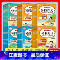 语文作文 通用版 小学二年级 [正版]暑假衔接一升二升三升四升五升六年级下册语文数学口算题应用题阅读作文口算题卡字帖英语