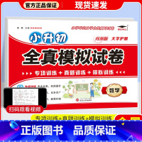数学 小学升初中 [正版]冲刺名校小升初真题卷2023全真模拟试卷语文数学英语六年级下册小学升初中试卷测试卷人教版全套各