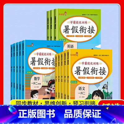 [❤️6本套装❤️]语数英+练字帖+加减乘除法 小学三年级 [正版]2023新版二升三暑假衔接语文数学英语人教版全套