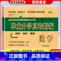 小学毕业升学 真题精编 数学 [正版]2023 名校毕业升学真题精编一年级二三年级四五年级六年级上册下册语文数学英语人教