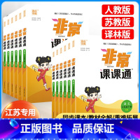 数学 苏教版 五年级上 [正版]2024新版 非常课课通语文数学英语江苏一年级二年级三年级四年级五年级六年级上册苏教版译