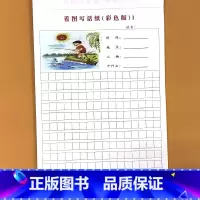 一年级 看图写话纸 彩色版 48张 小学一年级 [正版]一年级下册看图说话写话专项基础练习1上学期拼音版提高天天练小学生