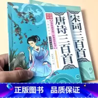 全套2本 唐诗三百首约138首+宋词三百首约86首 [正版]启蒙国学儿童三字经弟子规唐诗宋词百家姓三十六计诗经幼儿园注音