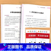 全2册-古诗词积累+作文技巧总结 小学通用 [正版]作文技巧总结开头结尾写人写事写景状物写游记写作技巧与方法提升辅导书籍