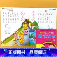 阅读识字1 幼儿早教系列 一日一练 [正版]幼儿园绘本阅读与识字幼小衔接拼音读物大字带注音版2-3-5-6岁宝宝学前儿童