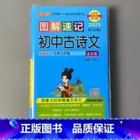 图解速记 初中古诗文 初中通用 [正版]pass绿卡图书图解速记小本口袋书初中英语数学语文古诗文历史地理思想政治物理化学