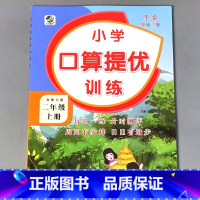 二上 口算提优训练 北师大版 [正版]二年级上册2下册口算提优应用题卡天天练人教北师大苏教江苏版练习册小学生数学同步解决