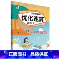 上册 小学生数学优化速算训练卡 [人教版] 小学二年级 [正版]小学生一二三四五六年级上册下册数学优化速算训练卡人教冀教