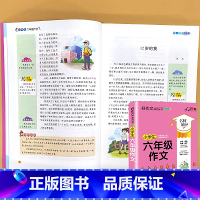 小学生 六年级作文 小学通用 [正版]小学生一二三四五六年级同步作文起步看图写话每日一练日记周记好词好句好段大全写作方法