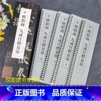 [正版]唐欧阳询九成宫醴泉铭 全4册 经典碑帖近距离临摹字卡 全文无删减洪亮主编 欧体楷书法毛笔字帖练字书籍 附简体旁注