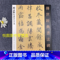 [正版]赵孟頫行书千字文 传世经典书法碑帖110 原碑帖附释文 毛笔书法碑帖临摹练字帖 学生成人行书字帖 河北教育出版社