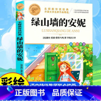 [美绘彩色图案]绿山墙的安妮 [正版]彩图草原上的小木屋 三四五六年级课外书老师国际大奖儿童文学经典名著美绘版原著 中小