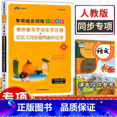 语文(通用版) 三年级下 [正版]看拼音写词语二年级上册下册四一三年级字词训练五六生字注音组词拼音专项训练语文专项同步练