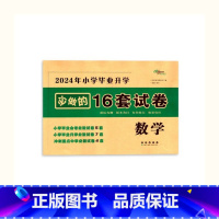 必做16套-数学 小学升初中 [正版]2024年小升初毕业升学真卷精编语文数学英语小学6年级冲刺重点中学试卷精选考试真题