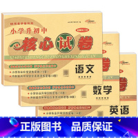 核心试卷[语数英3本] 小学升初中 [正版]2024年毕业升学完全练考卷语文英语数学小学6六年级小升初会考真题考前压轴名