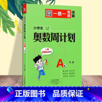 奥数周计划[A版] 小学二年级 [正版]小学生奥数周计划1一2二3三4四5五6六A版B版全套小学数学解决问题天天练同步练