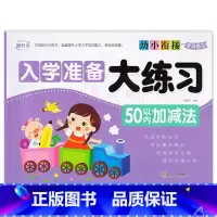 50以内加减法 [正版]幼小衔接专项练习 入学准备大练习 拼音语言数学全一册10/20/50/100以内加减法幼升小学前