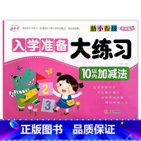 10以内加减法 [正版]幼小衔接专项练习 入学准备大练习 拼音语言数学全一册10/20/50/100以内加减法幼升小学前