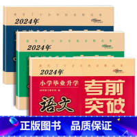 3本·考前突破[语+数+英] 小学升初中 [正版]2024年小学毕业升学必做的16套试卷语文数学英语通用版小学6六年级小