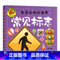 常见标志 [正版]大图大字我爱读宝宝认知大世界常见标志世界交通工具超级武器(4册)儿童故事书科普幼儿园一二年级课外阅