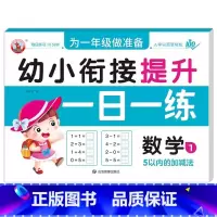 数学1 [正版]幼小衔接提升一日一练全套10册学前班升一年级幼儿园大班入学准备大练习拼音数学识字书幼儿认字专项训练测试卷