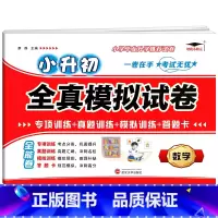 数学 小学升初中 [正版]2023新版升级版小升初语文数学英语全真模拟试卷小学毕业升学名校招生真卷精选六年级小升初系统总